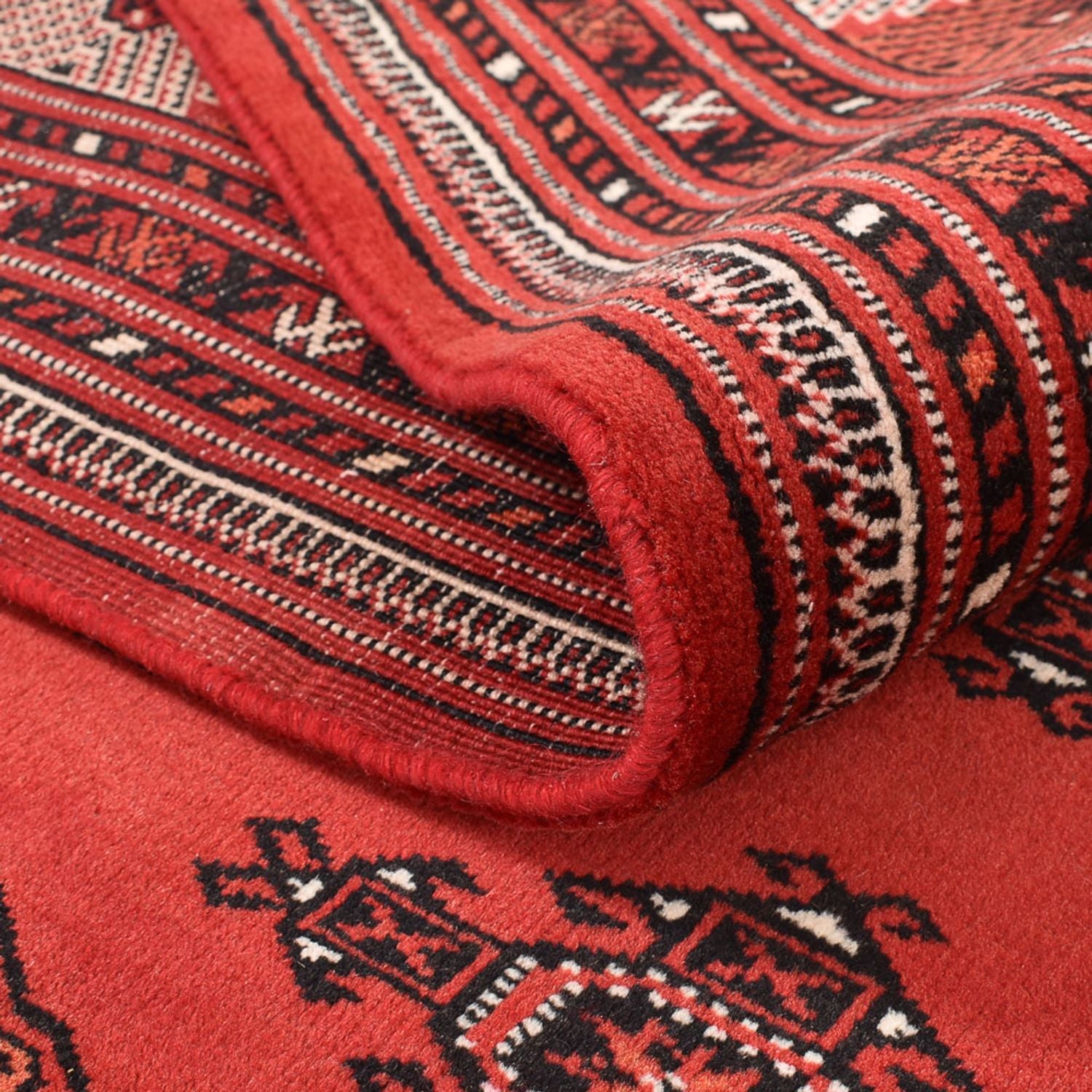 Alfombra Turkaman - 378 x 295 cm - rojo