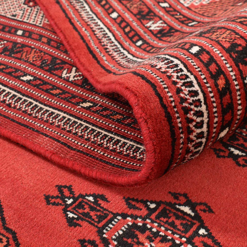 Alfombra Turkaman - 378 x 295 cm - rojo
