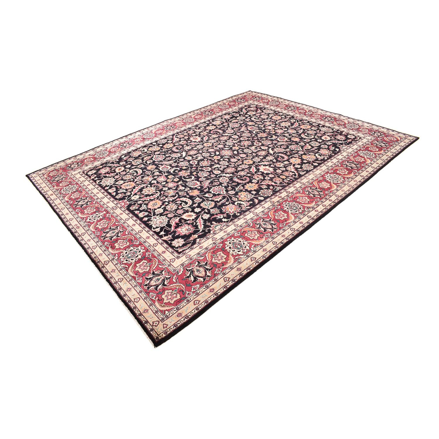 Alfombra persa - Clásica - 385 x 293 cm - azul oscuro