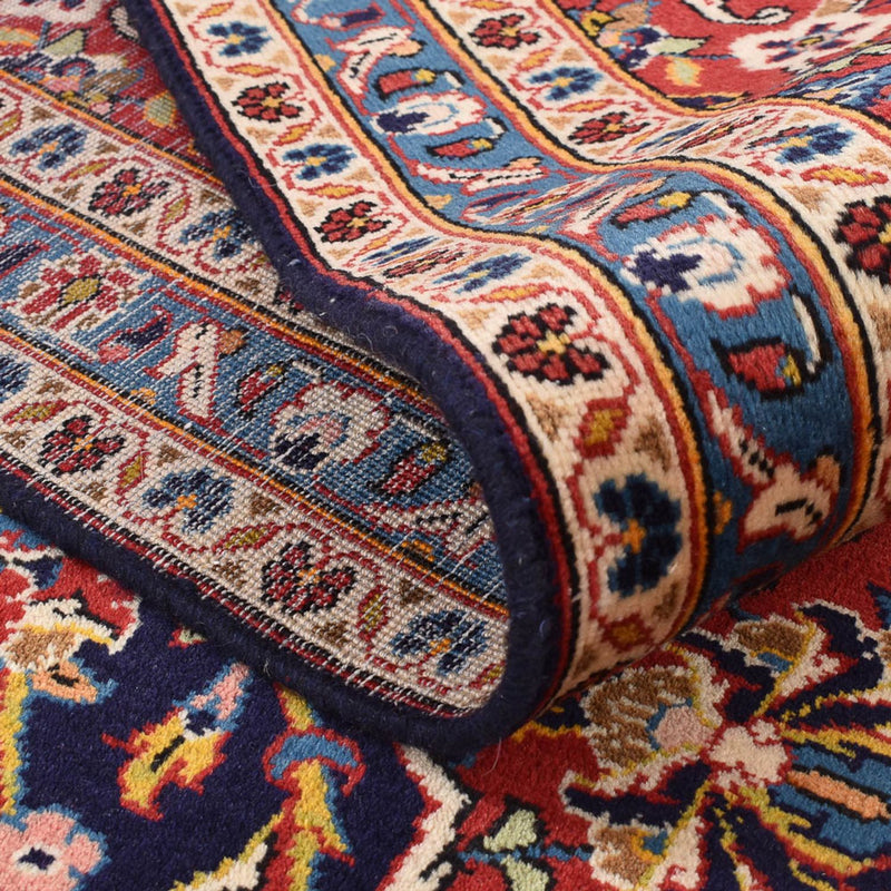 Alfombra persa - Keshan - 407 x 296 cm - azul oscuro