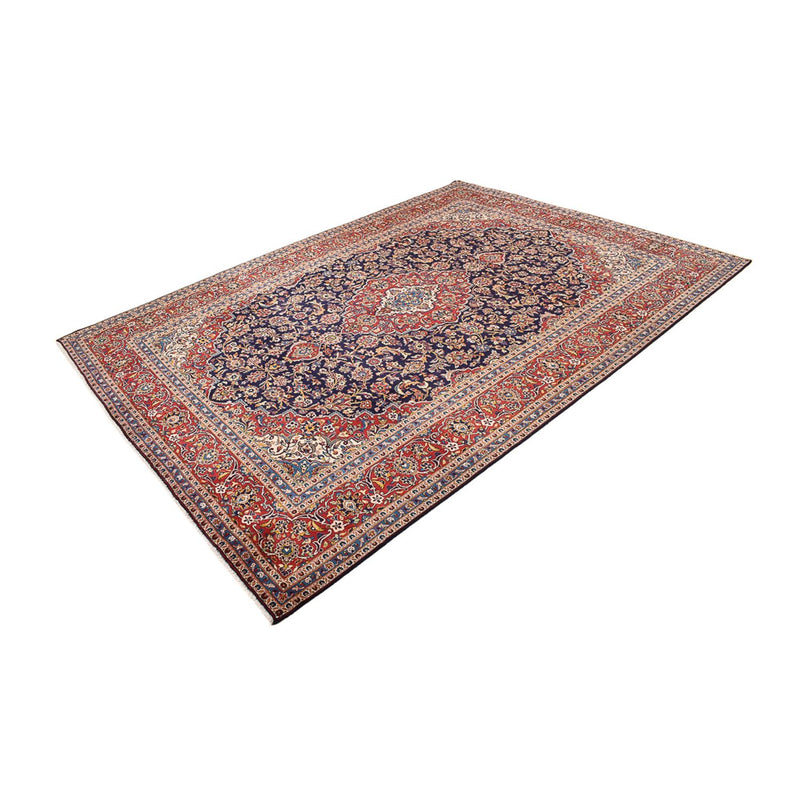 Alfombra persa - Keshan - 407 x 296 cm - azul oscuro