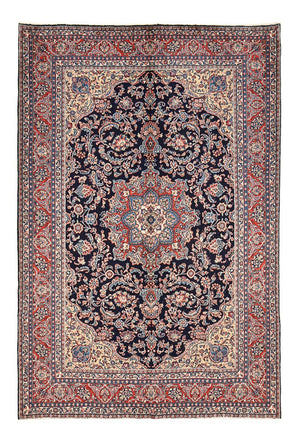 Alfombra persa - Clásica - 302 x 201 cm - azul oscuro