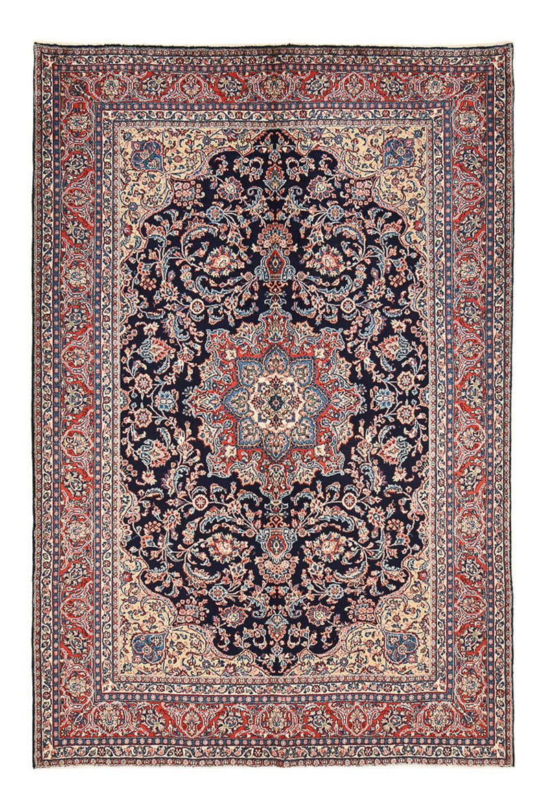 Alfombra persa - Clásica - 302 x 201 cm - azul oscuro