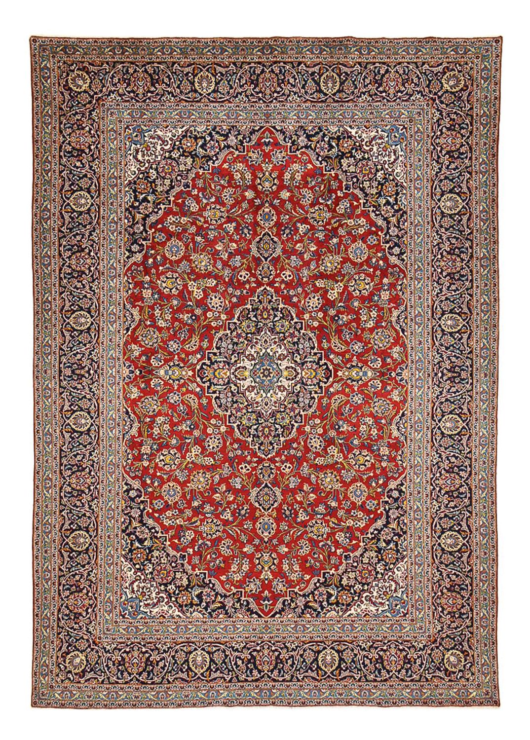 Alfombra persa - Keshan - 414 x 290 cm - óxido