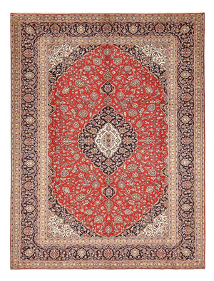 Alfombra persa - Keshan - 392 x 293 cm - rojo