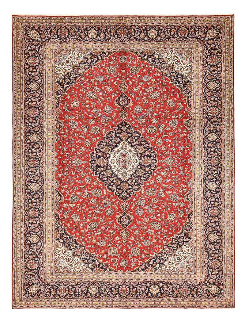 Alfombra persa - Keshan - 392 x 293 cm - rojo