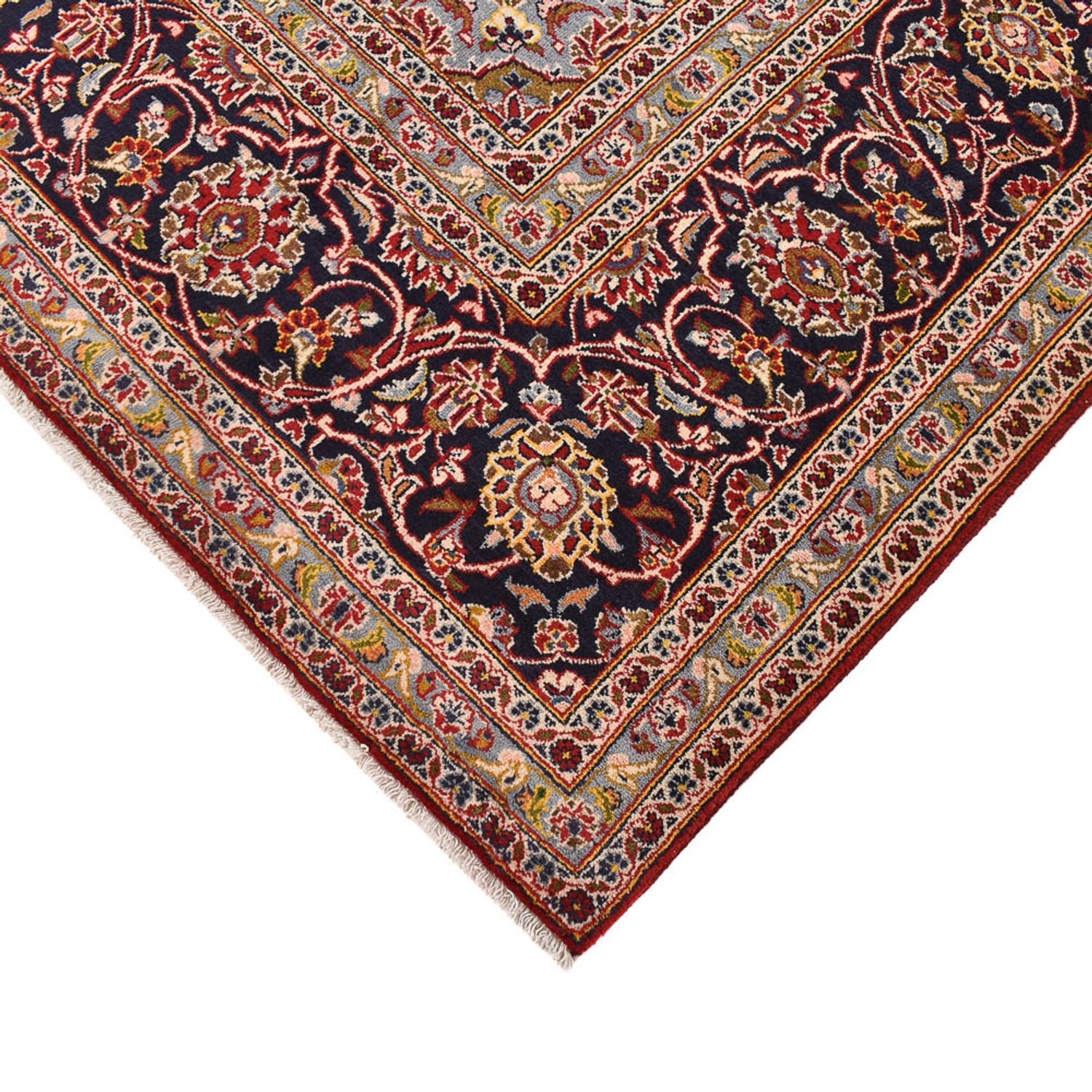 Alfombra persa - Keshan - 392 x 293 cm - rojo