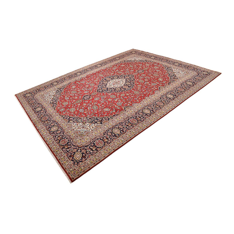 Alfombra persa - Keshan - 392 x 293 cm - rojo