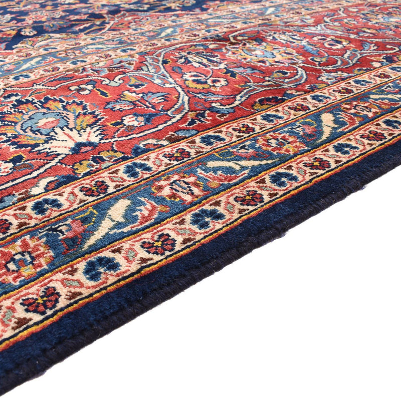 Alfombra persa - Keshan - 407 x 300 cm - azul oscuro