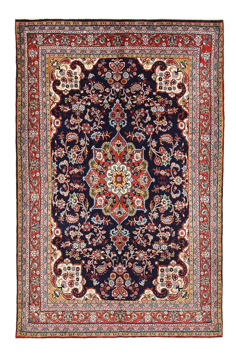 Alfombra persa - Nómada - 297 x 193 cm - azul oscuro