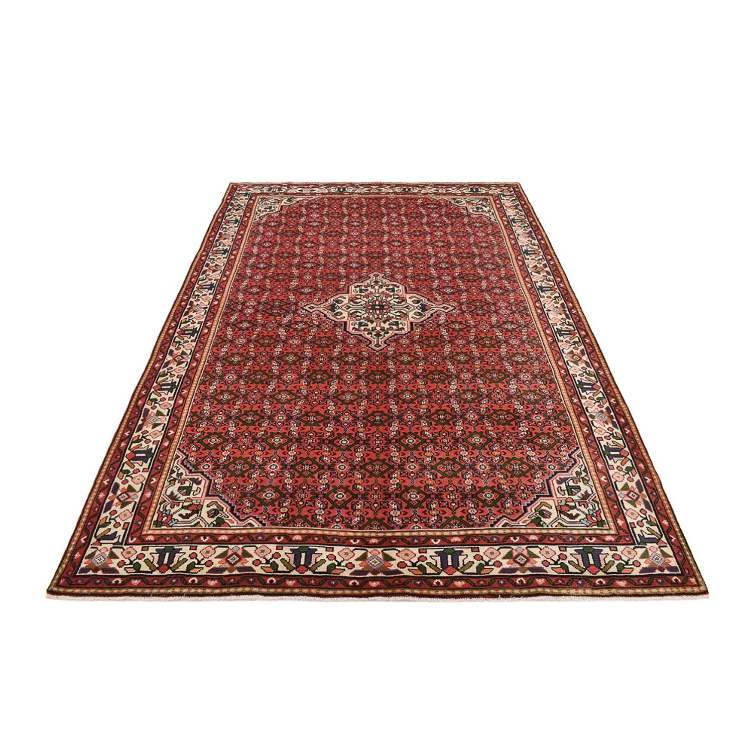 Alfombra persa - Nómada - 297 x 191 cm - rojo claro