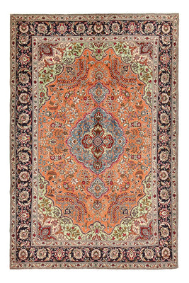 Alfombra persa - Tabriz - 307 x 198 cm - rojo claro