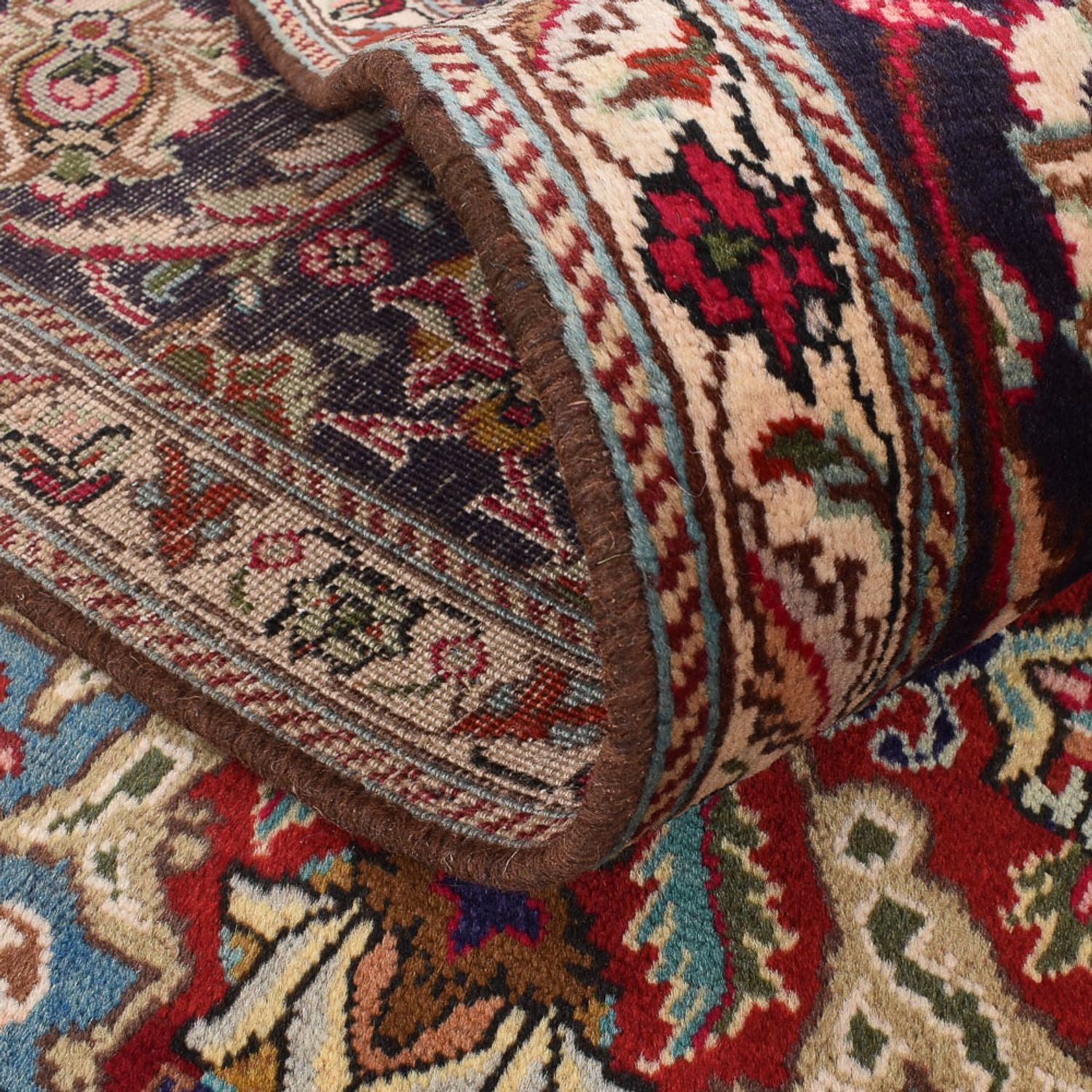 Alfombra persa - Tabriz - 307 x 198 cm - rojo claro
