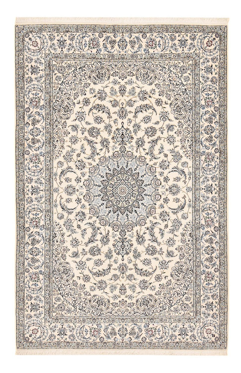 Alfombra Persa - Nain - Real - 312 x 209 cm - blanco