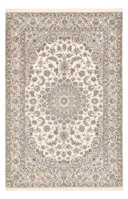 Alfombra Persa - Nain - Real - 307 x 207 cm - blanco