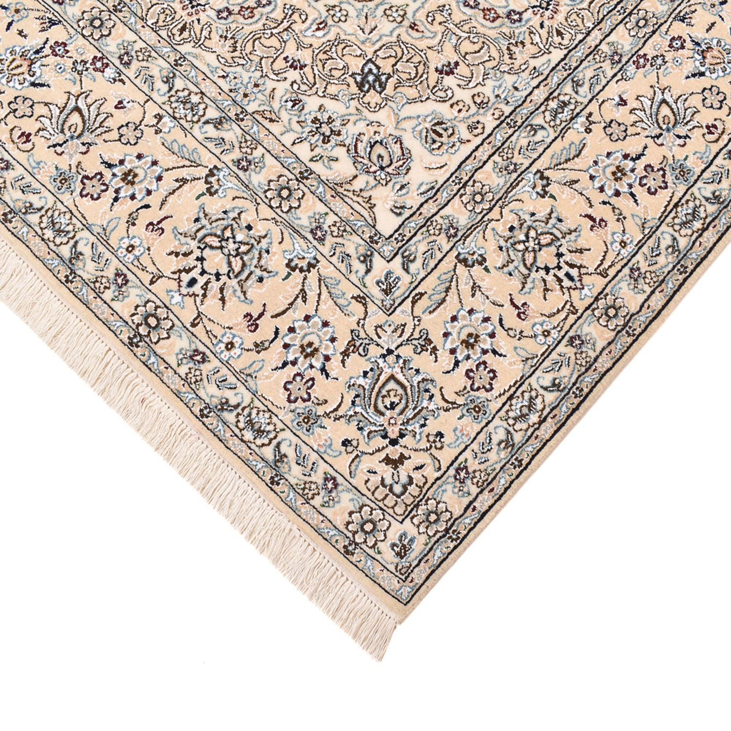 Alfombra Persa - Nain - Real - 307 x 207 cm - blanco