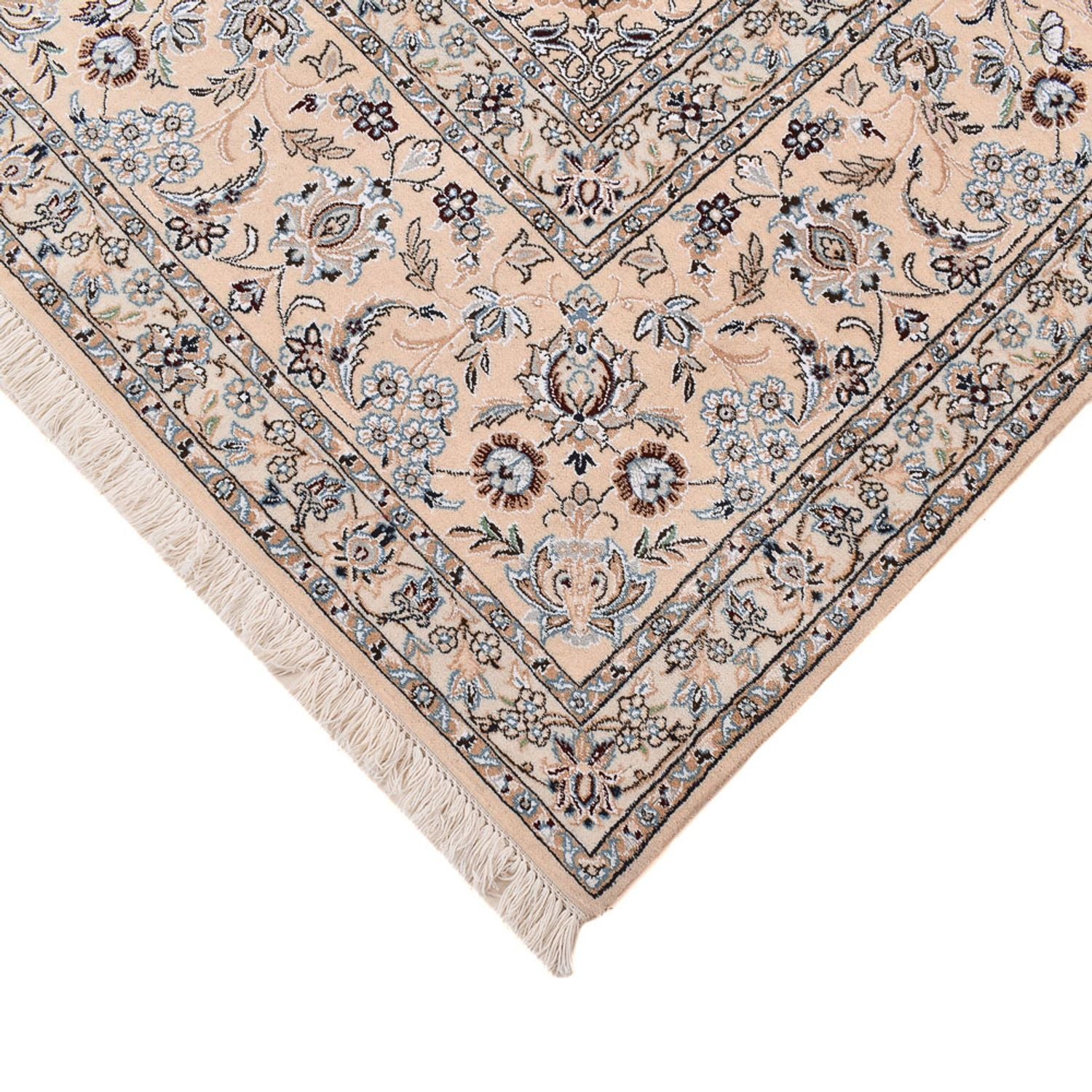 Alfombra Persa - Nain - Real cuadrado  - 310 x 305 cm - azul oscuro