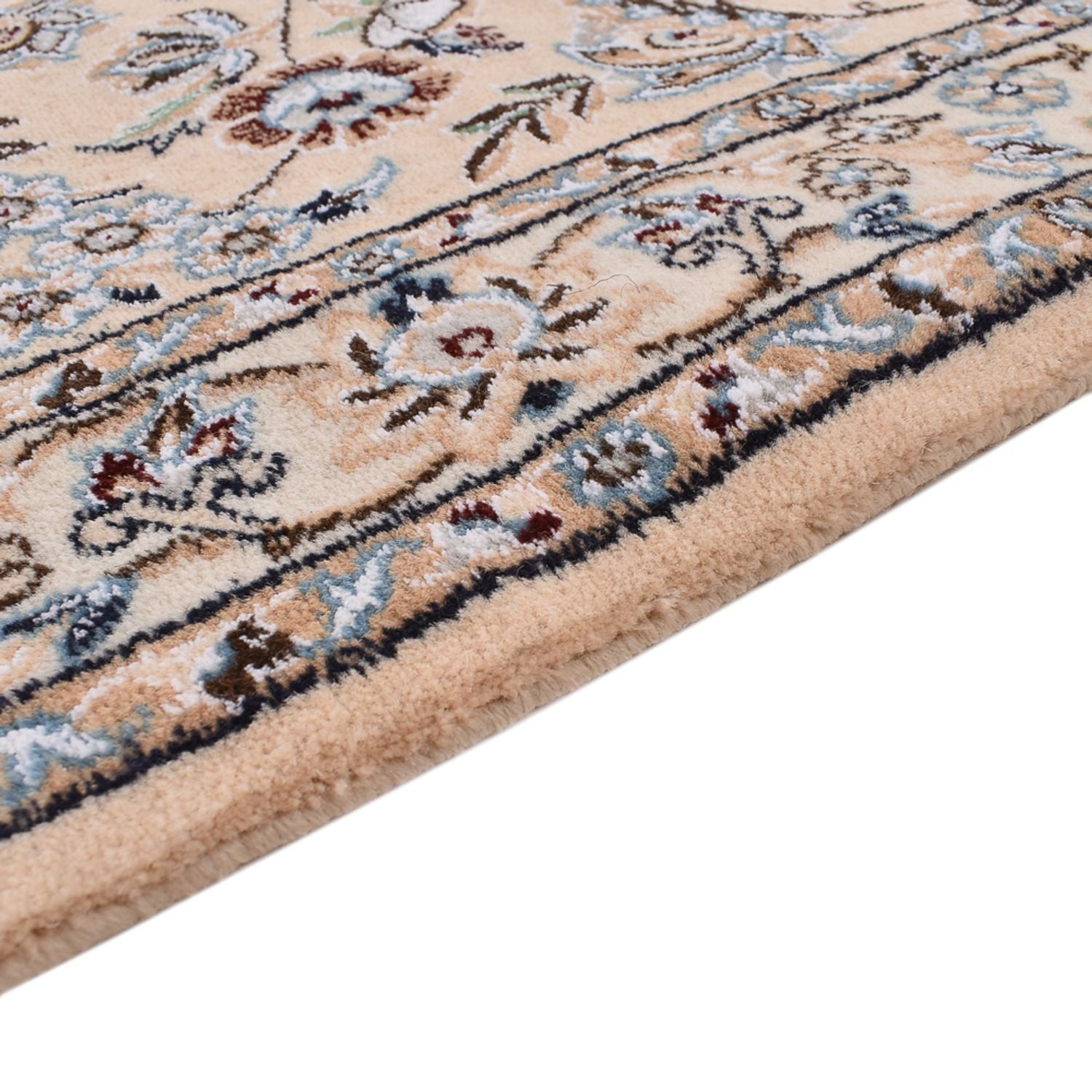 Alfombra Persa - Nain - Real cuadrado  - 310 x 305 cm - azul oscuro