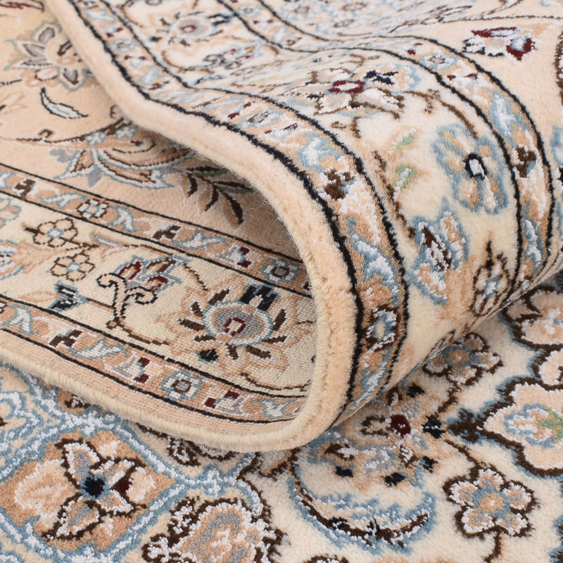 Alfombra Persa - Nain - Real cuadrado  - 308 x 303 cm - blanco