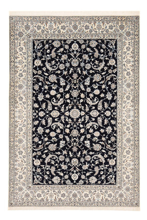 Alfombra Persa - Nain - Prima - 297 x 209 cm - azul oscuro