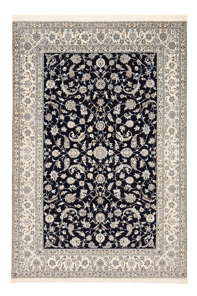 Alfombra Persa - Nain - Prima - 297 x 209 cm - azul oscuro