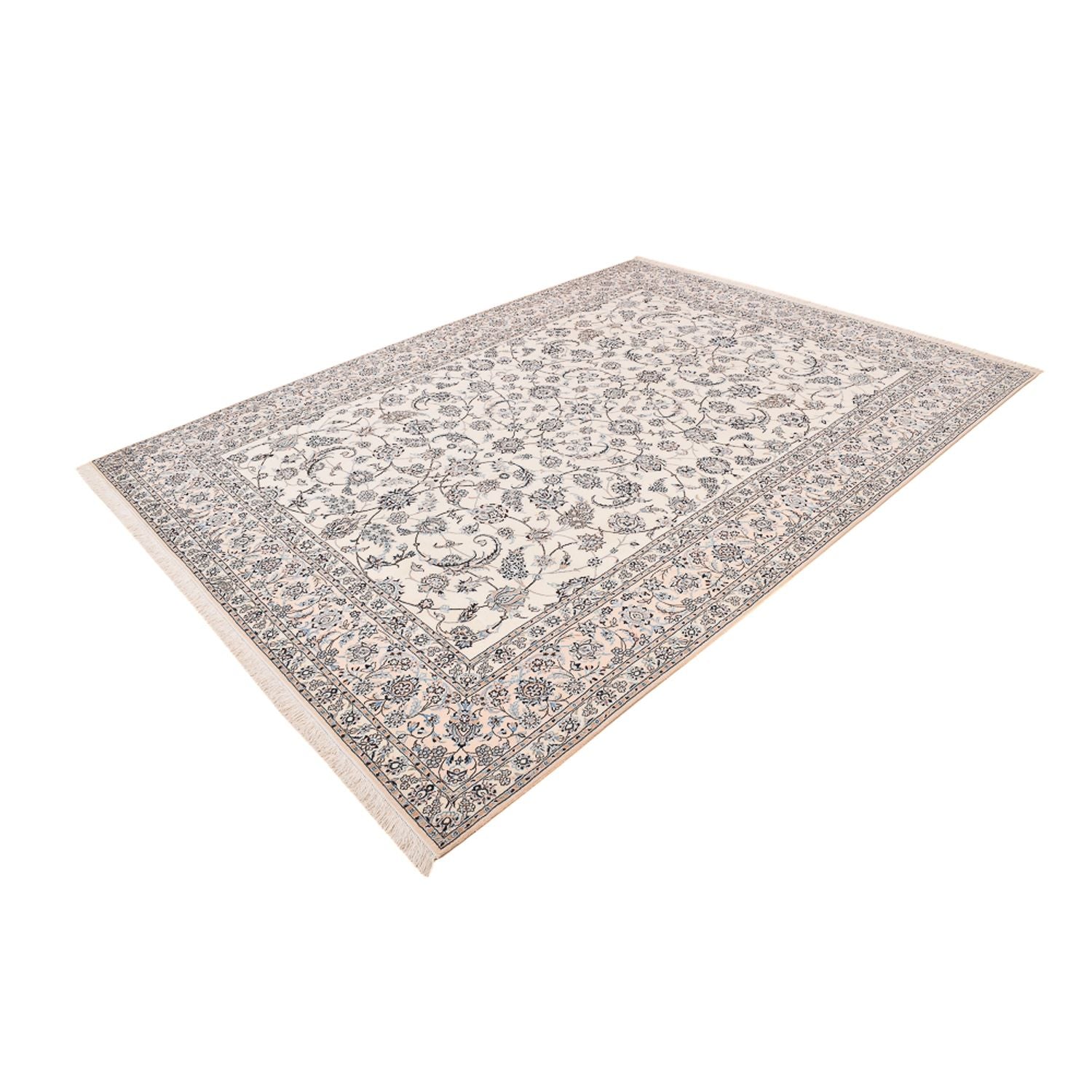 Alfombra Persa - Nain - Prima - 347 x 258 cm - blanco