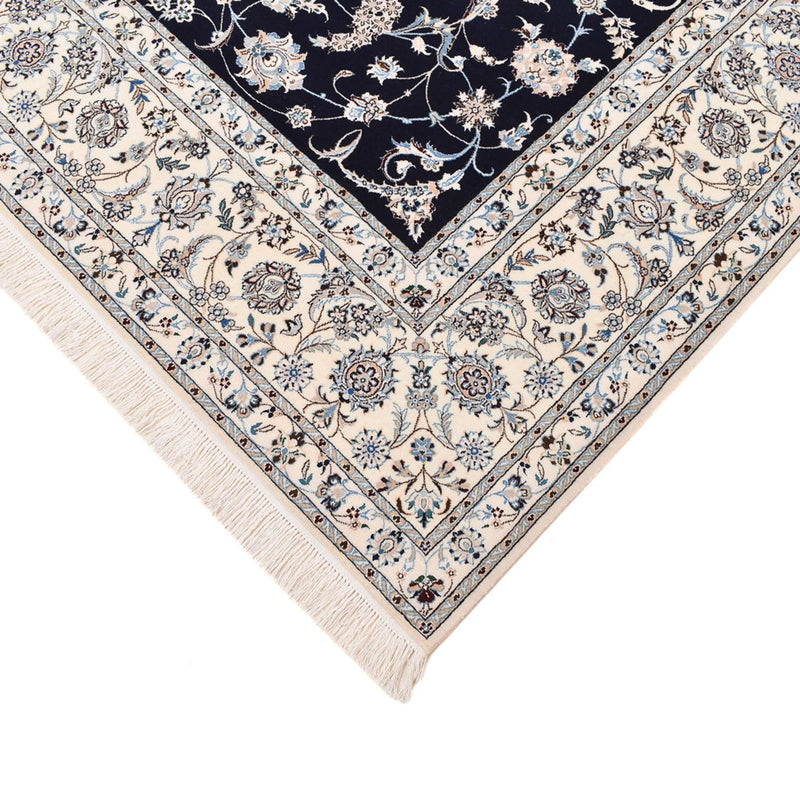 Alfombra Persa - Nain - Prima - 310 x 210 cm - azul oscuro