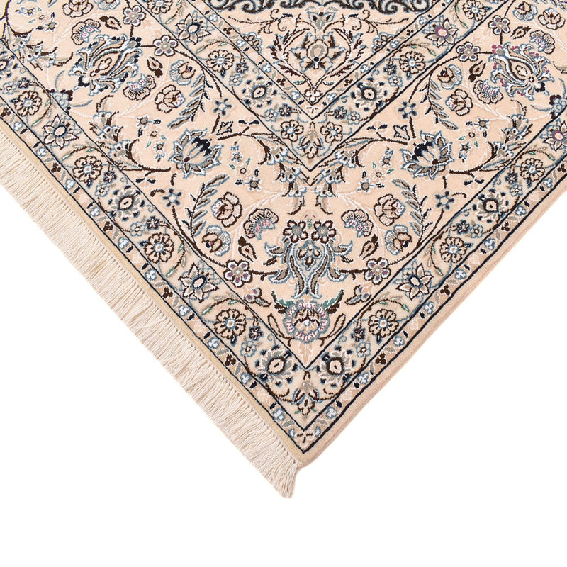 Alfombra Persa - Nain - Real - 303 x 250 cm - azul oscuro