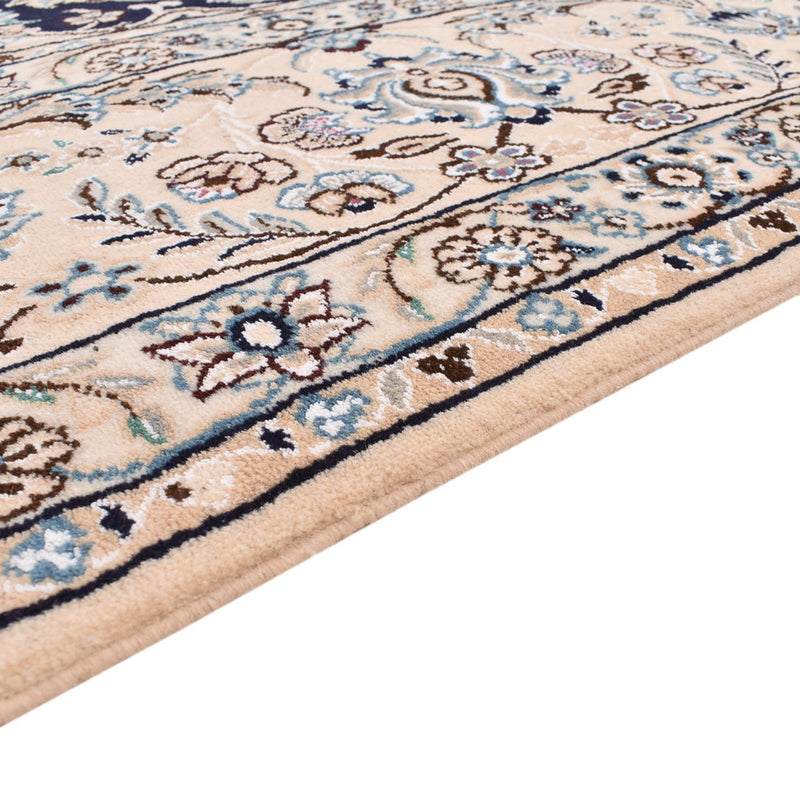 Alfombra Persa - Nain - Real - 303 x 250 cm - azul oscuro