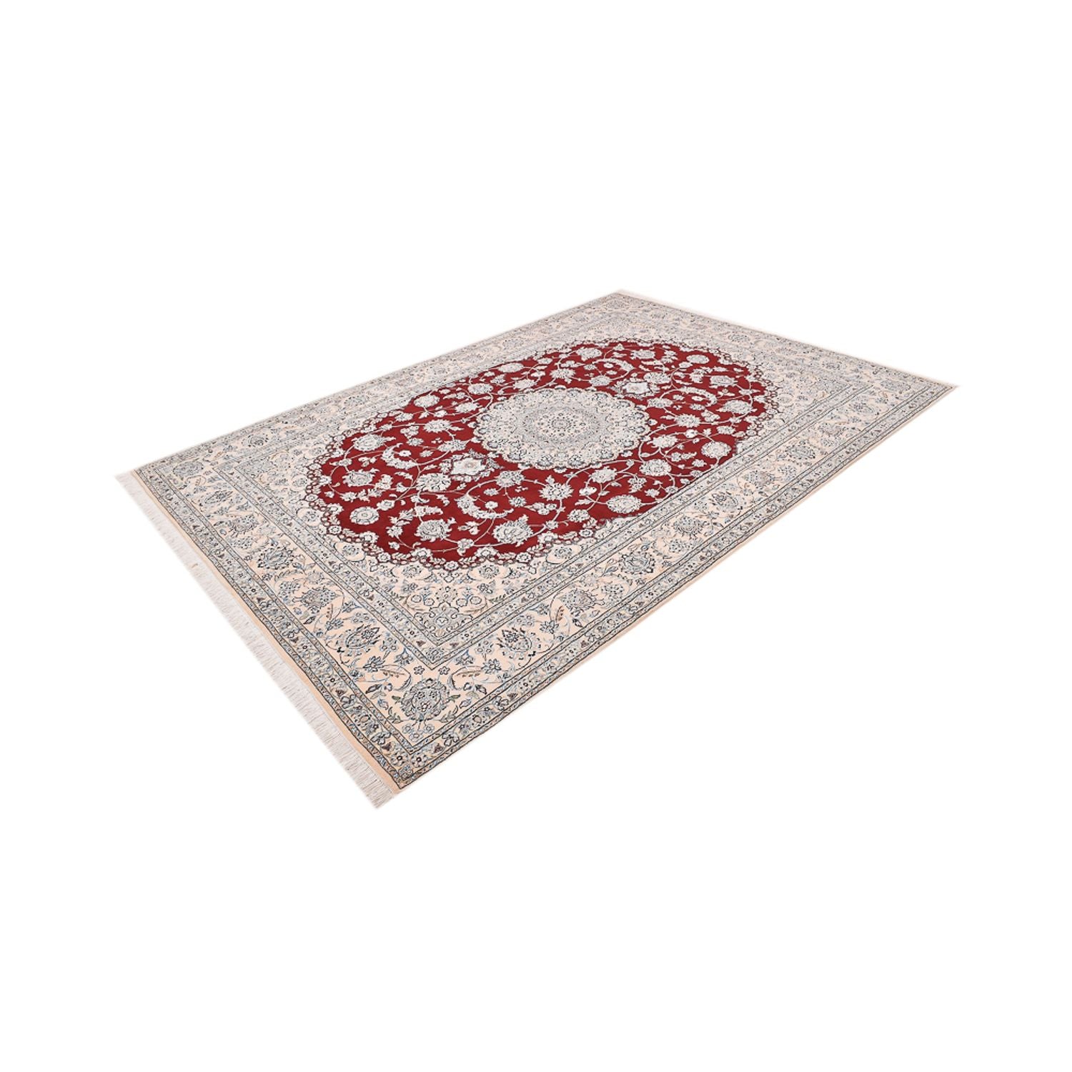 Alfombra Persa - Nain - Real - 353 x 246 cm - rojo