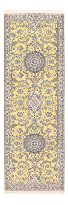 Alfombra de pasillo Alfombra Persa - Nain - Real - 273 x 88 cm - amarillo