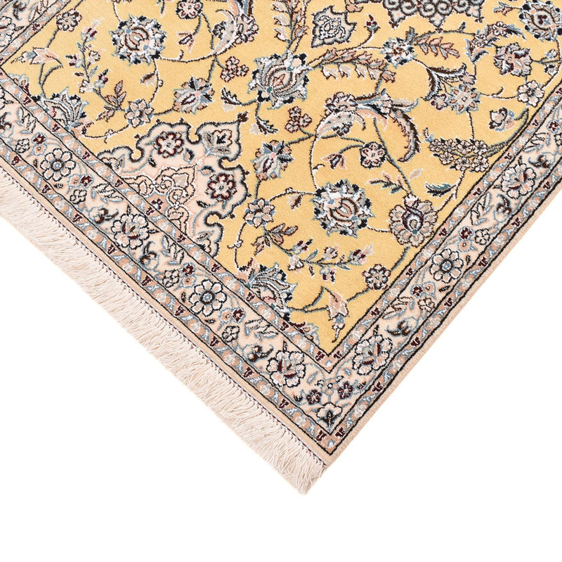 Alfombra de pasillo Alfombra Persa - Nain - Real - 273 x 88 cm - amarillo