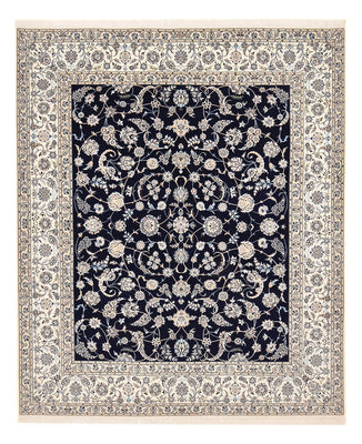 Alfombra Persa - Nain - Prima - 304 x 258 cm - azul oscuro