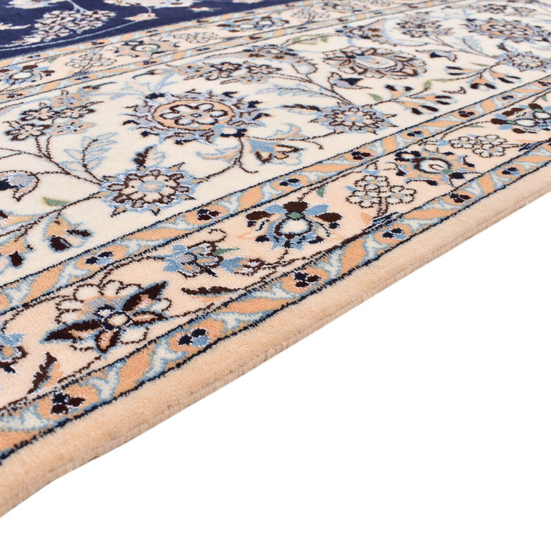 Alfombra Persa - Nain - Prima - 304 x 258 cm - azul oscuro