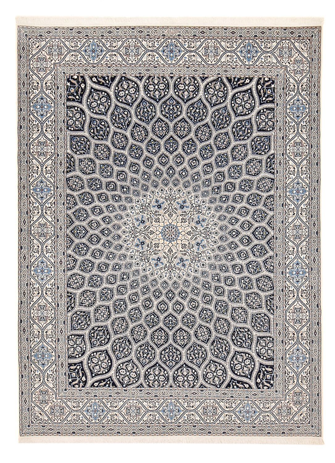 Alfombra Persa - Nain - Prima - 350 x 260 cm - gris oscuro