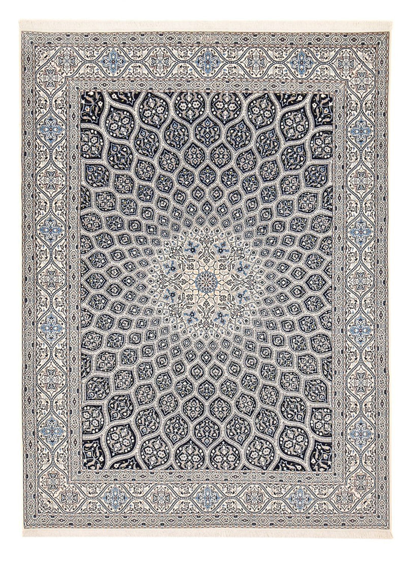 Alfombra Persa - Nain - Prima - 350 x 260 cm - gris oscuro