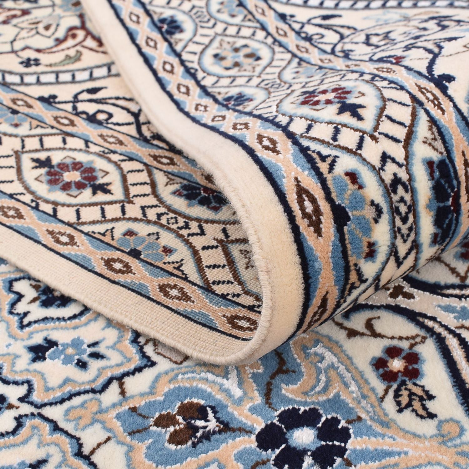 Alfombra Persa - Nain - Prima - 350 x 260 cm - gris oscuro