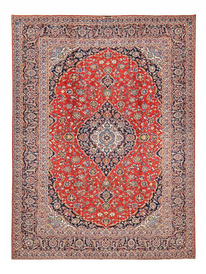 Alfombra persa - Keshan - 388 x 294 cm - rojo