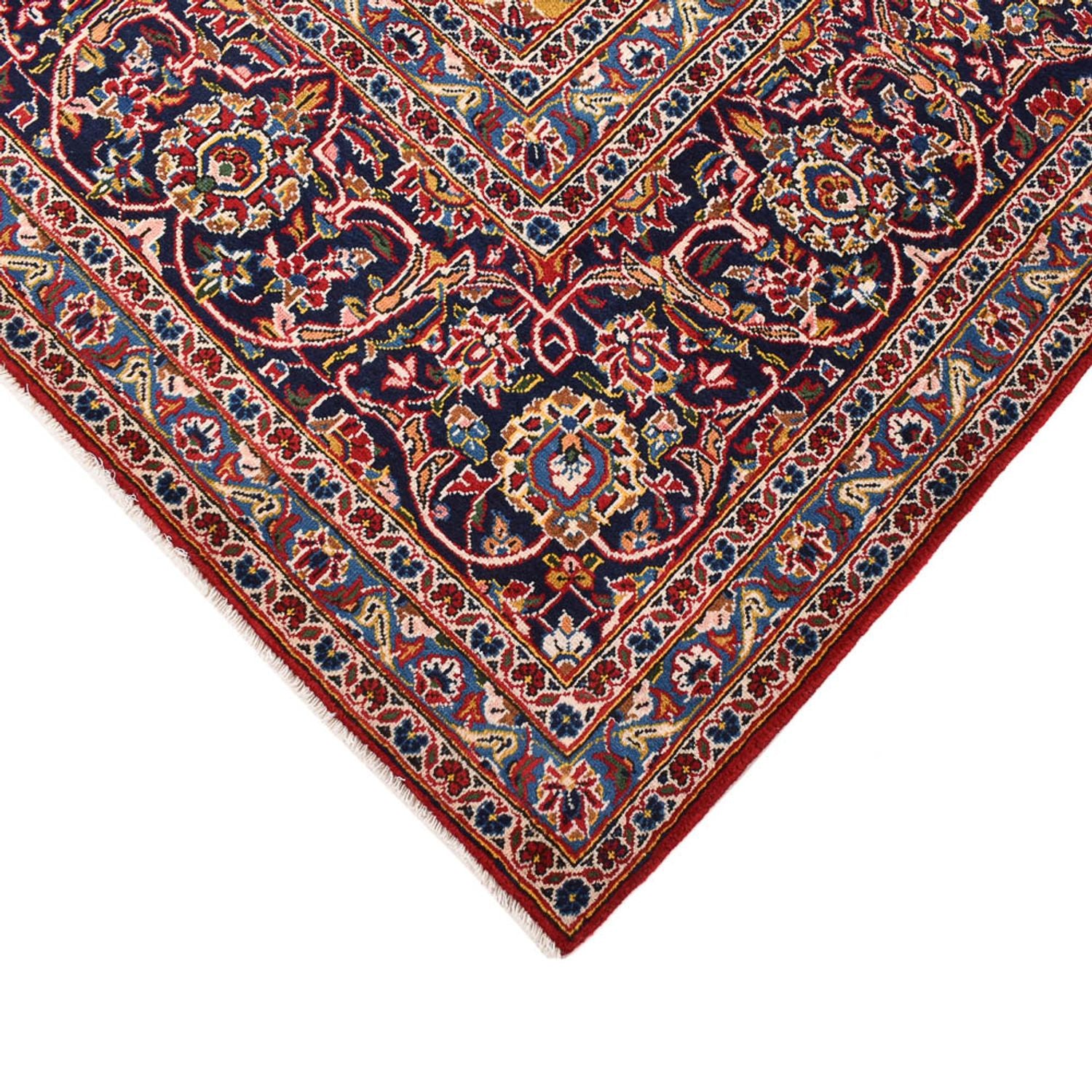 Alfombra persa - Keshan - 388 x 294 cm - rojo