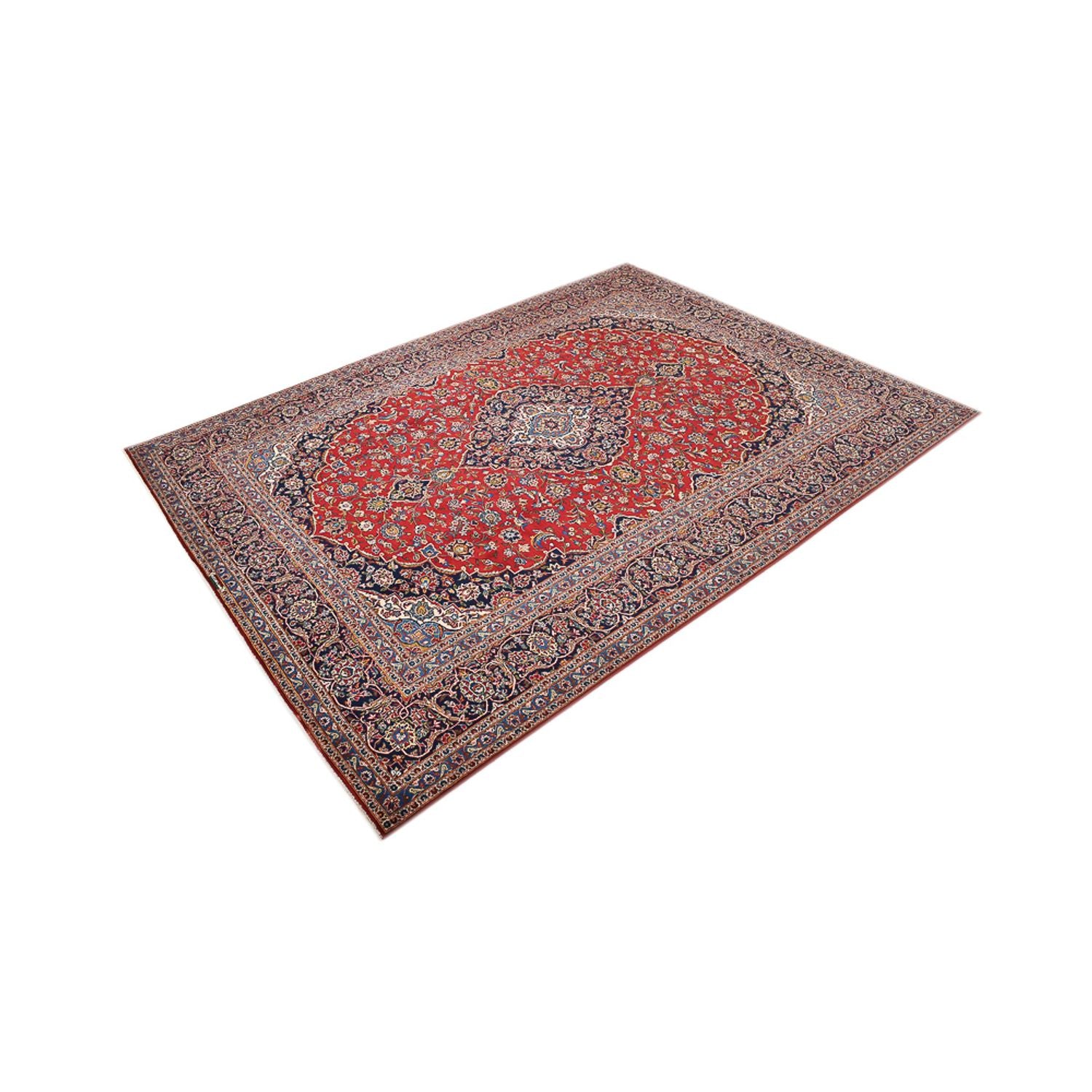 Alfombra persa - Keshan - 388 x 294 cm - rojo