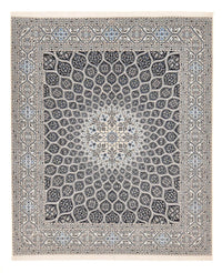 Alfombra Persa - Nain - Prima - 307 x 262 cm - gris oscuro