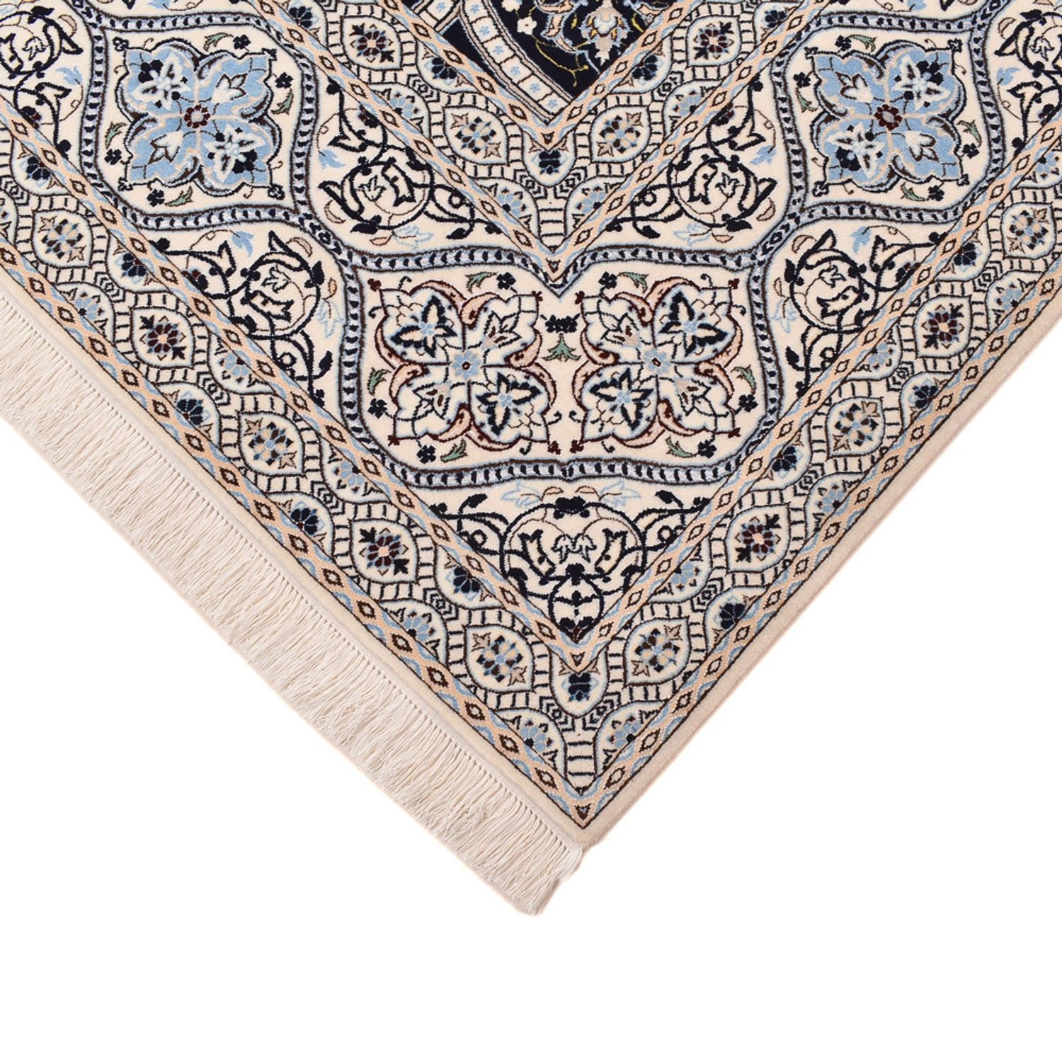 Alfombra Persa - Nain - Prima - 307 x 262 cm - gris oscuro