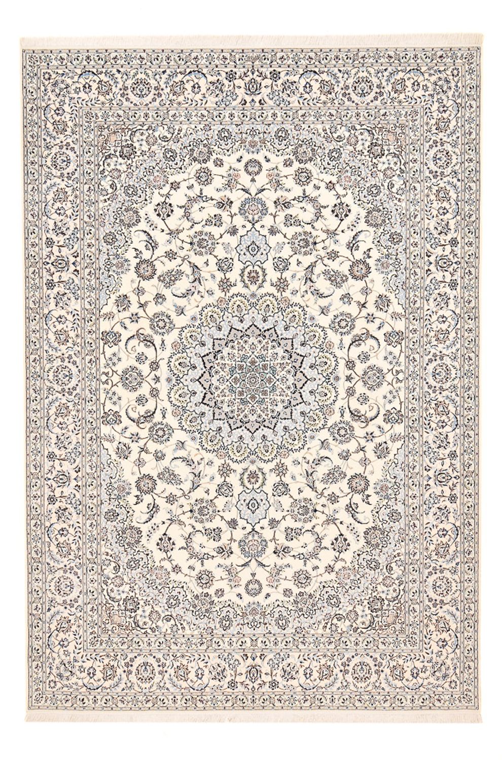Alfombra Persa - Nain - Prima - 374 x 260 cm - blanco