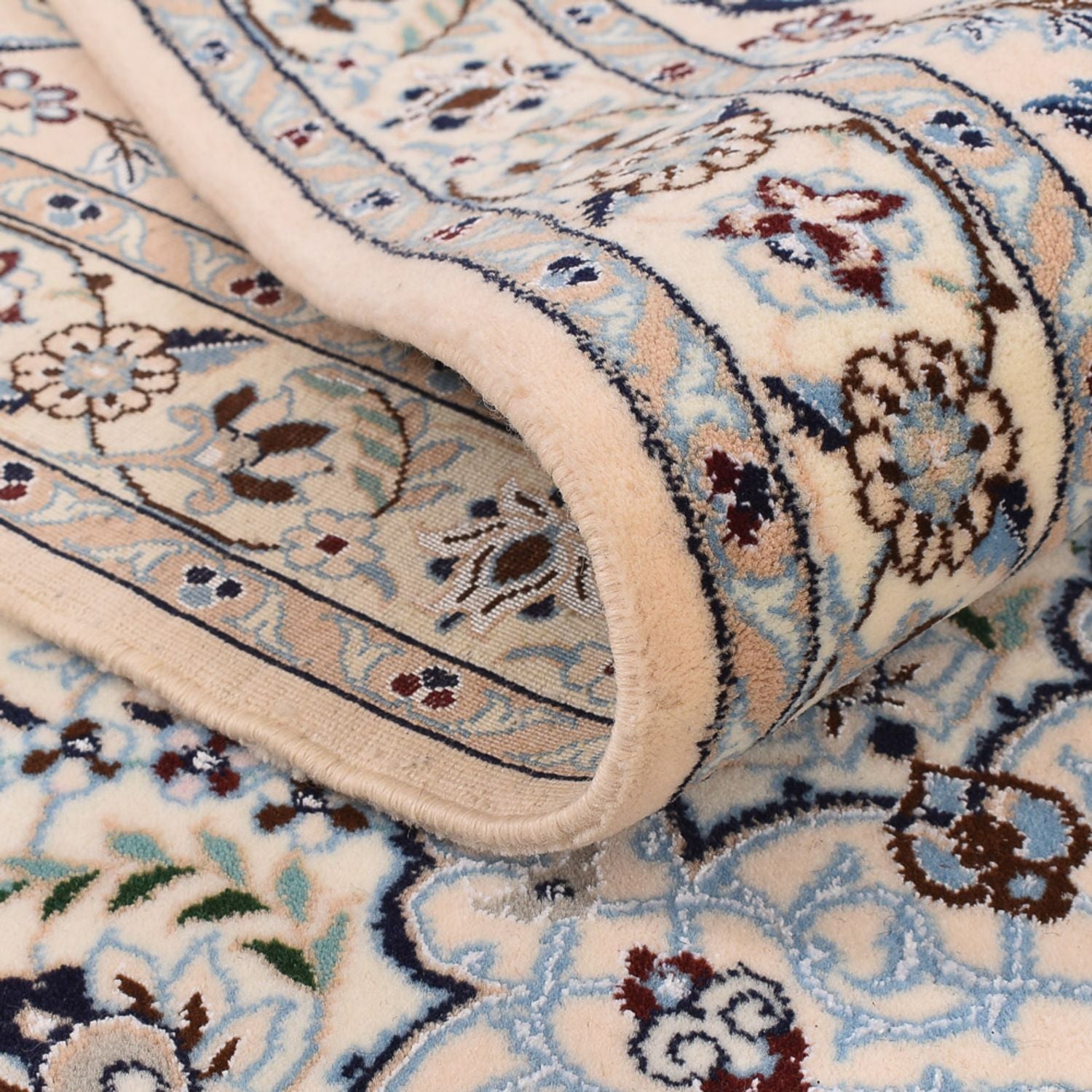 Alfombra Persa - Nain - Prima - 374 x 260 cm - blanco