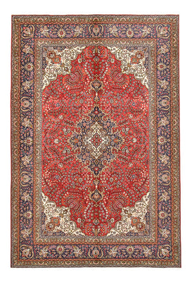 Alfombra persa - Tabriz - 295 x 198 cm - rojo