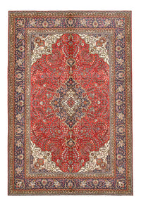 Alfombra persa - Tabriz - 295 x 198 cm - rojo