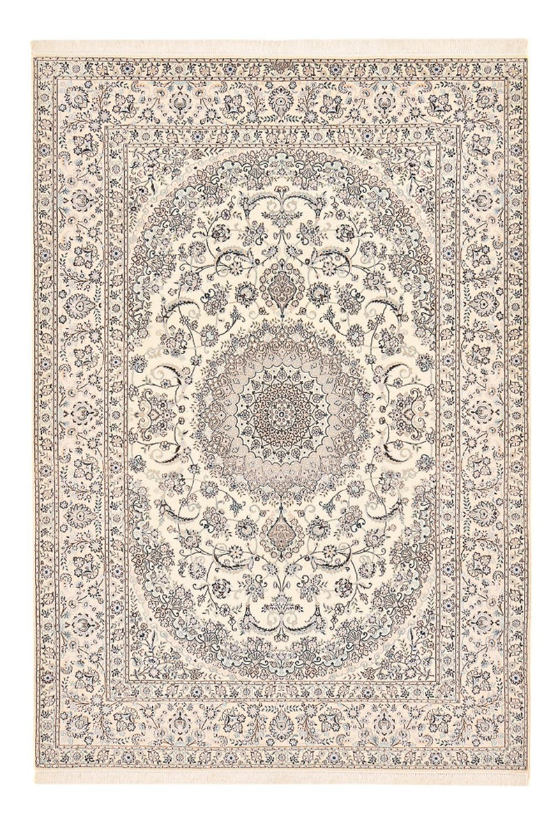 Alfombra Persa - Nain - Prima - 302 x 210 cm - blanco