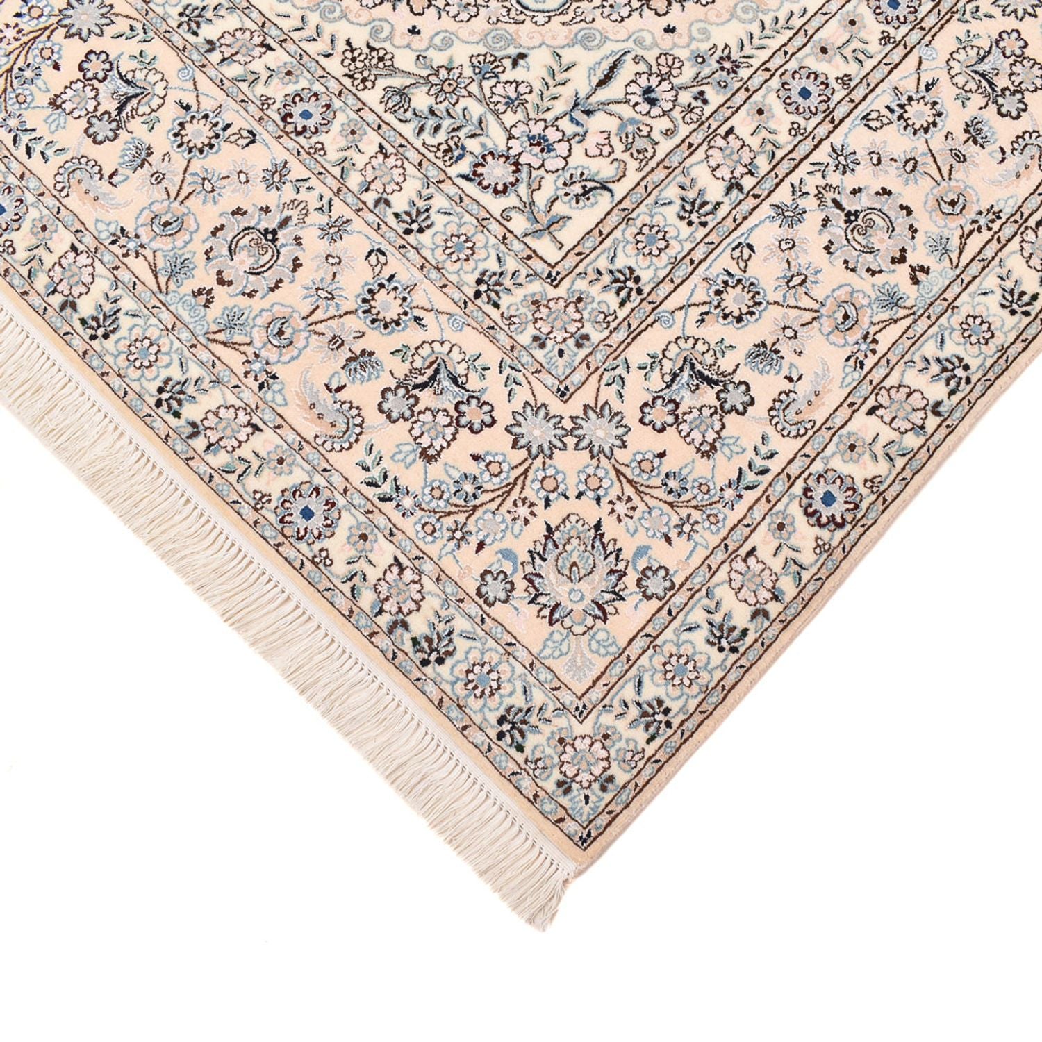 Alfombra Persa - Nain - Prima - 302 x 210 cm - blanco