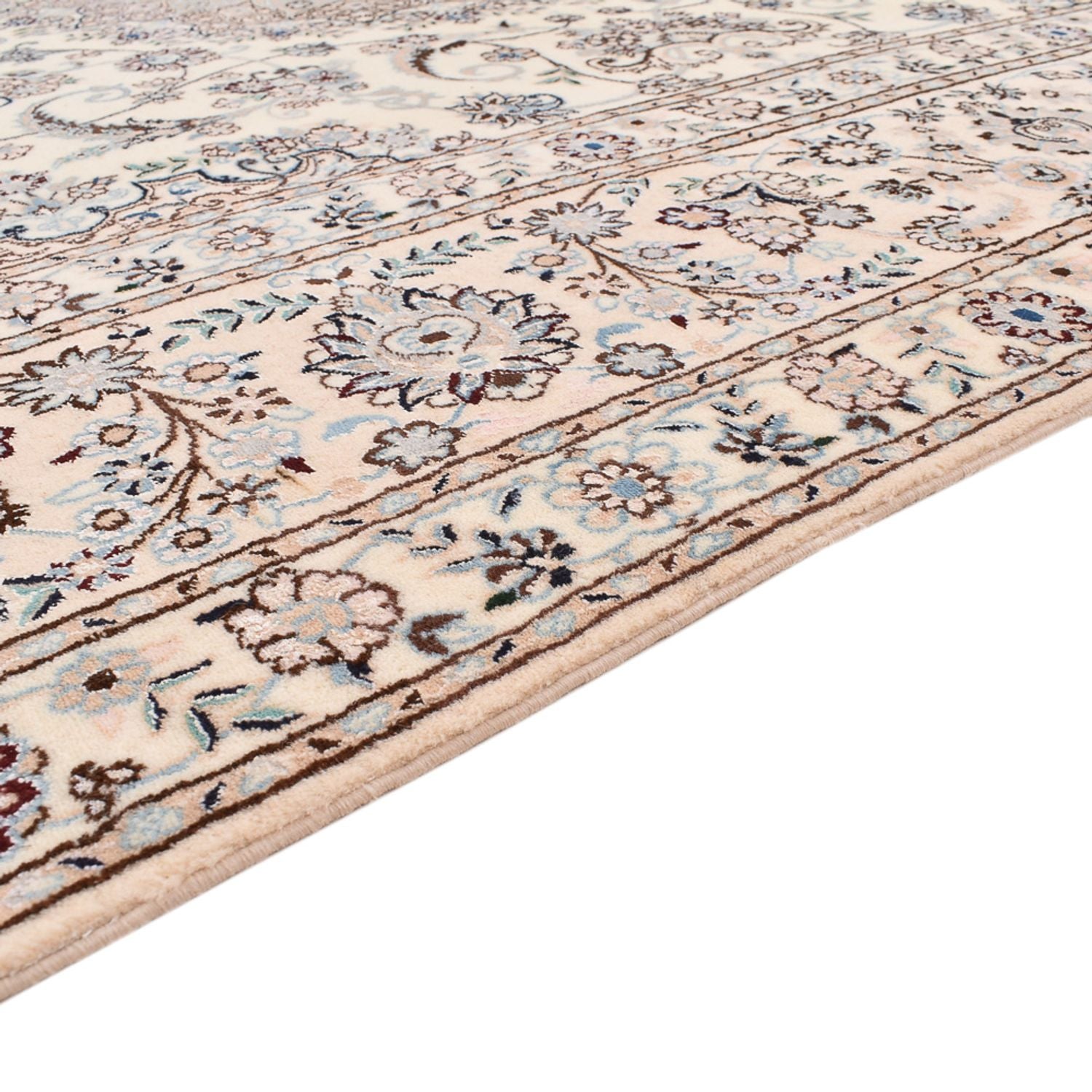 Alfombra Persa - Nain - Prima - 302 x 210 cm - blanco