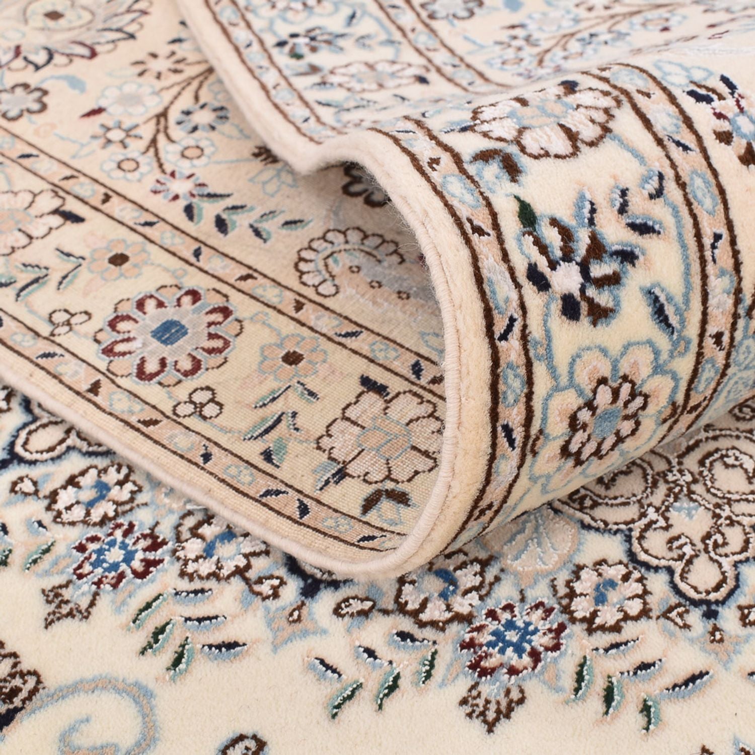 Alfombra Persa - Nain - Prima - 302 x 210 cm - blanco